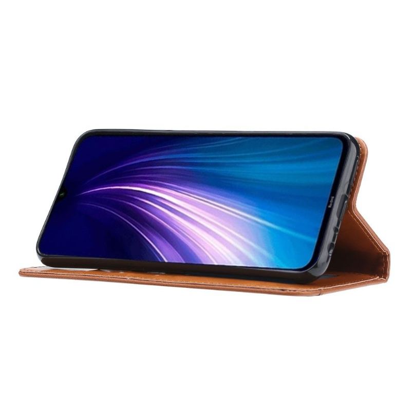 Lederhüllen Für Xiaomi Redmi Note 9S / Redmi Note 9 Pro Kartenhalter Standkoffer