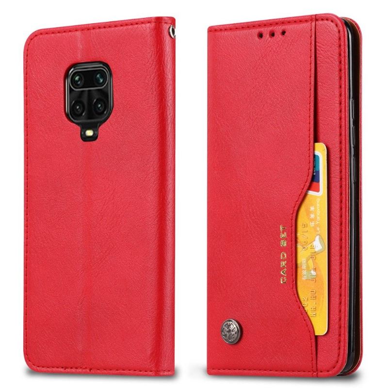 Lederhüllen Für Xiaomi Redmi Note 9S / Redmi Note 9 Pro Kartenhalter Standkoffer