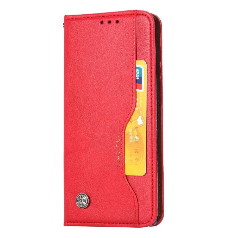 Lederhüllen Für Xiaomi Redmi Note 9S / Redmi Note 9 Pro Kartenhalter Standkoffer