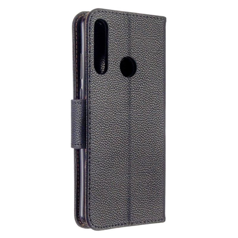 Case Für Huawei Y6p Flip Case Genarbter Ledereffekt