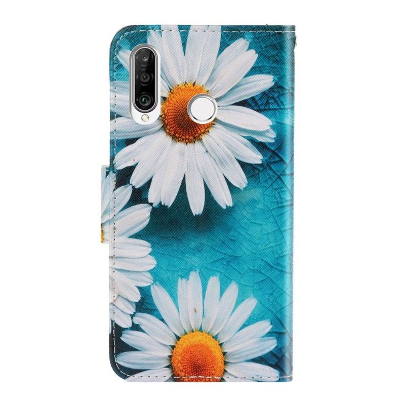 Flip Case Für Huawei Y6p Gänseblümchen