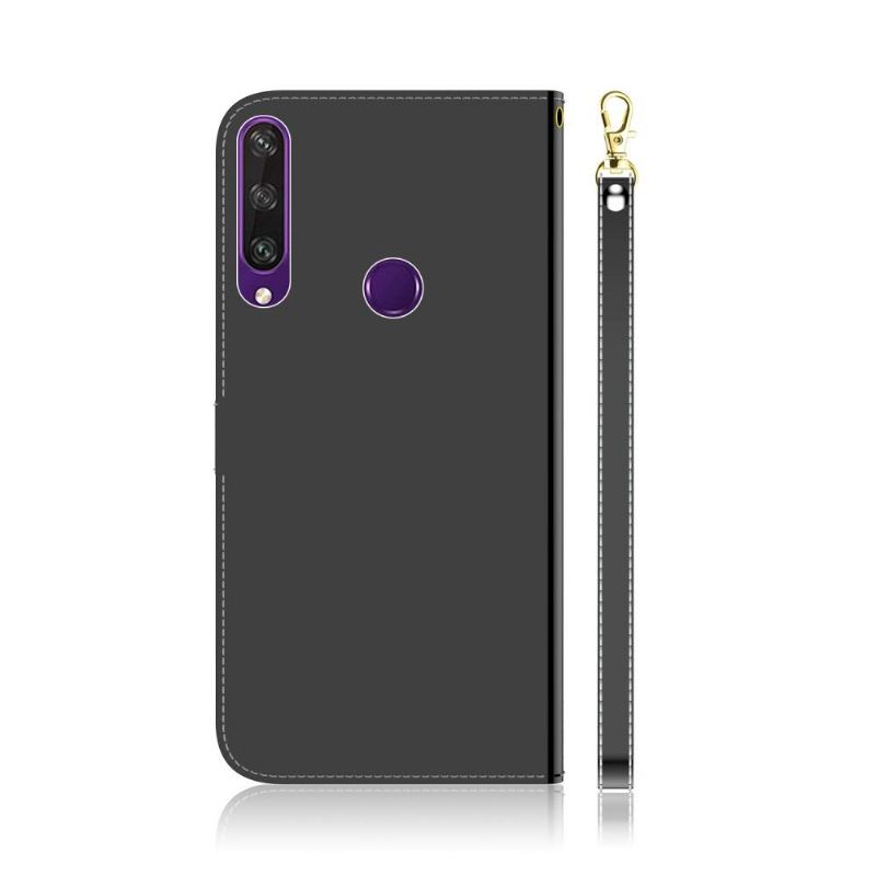 Flip Case Für Huawei Y6p Kunstleder Spiegeleffekt