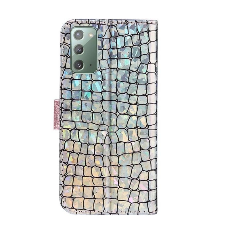 Case Für Samsung Galaxy Note 20 Croc-effekt Glamour