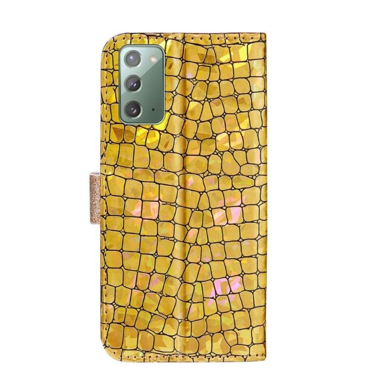 Case Für Samsung Galaxy Note 20 Croc-effekt Glamour