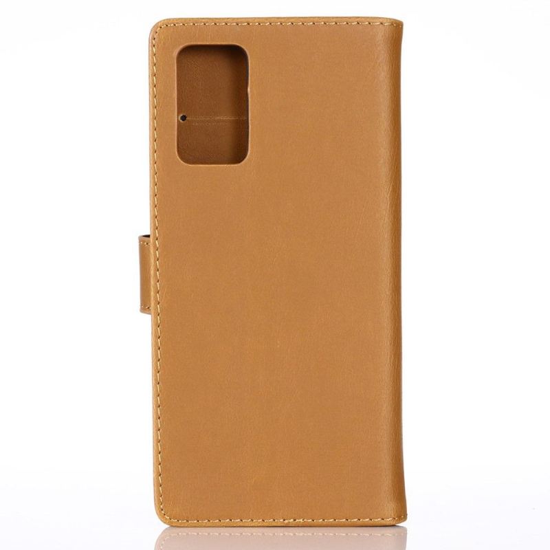 Case Für Samsung Galaxy Note 20 Flip Case Retro-leder-effekt