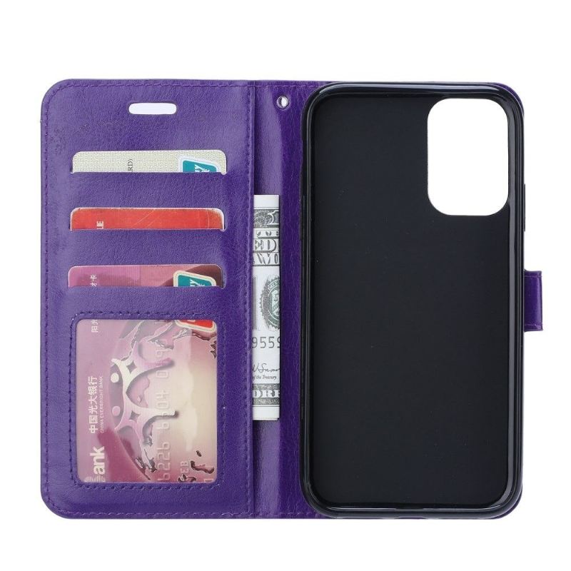 Flip Case Für Samsung Galaxy Note 20 Kartenhalter Mit Ständer – Violett