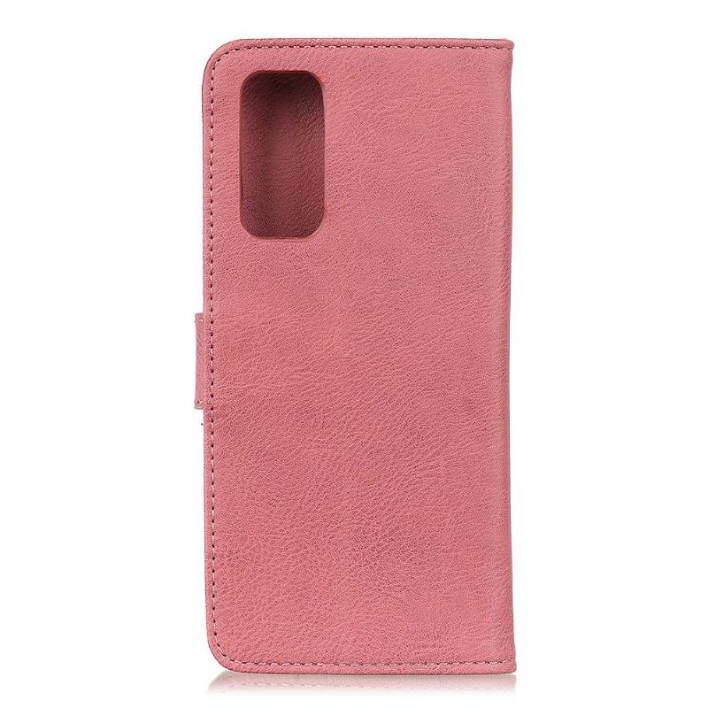 Flip Case Für Samsung Galaxy Note 20 Khazneh Kartenetui Aus Kunstleder – Pink