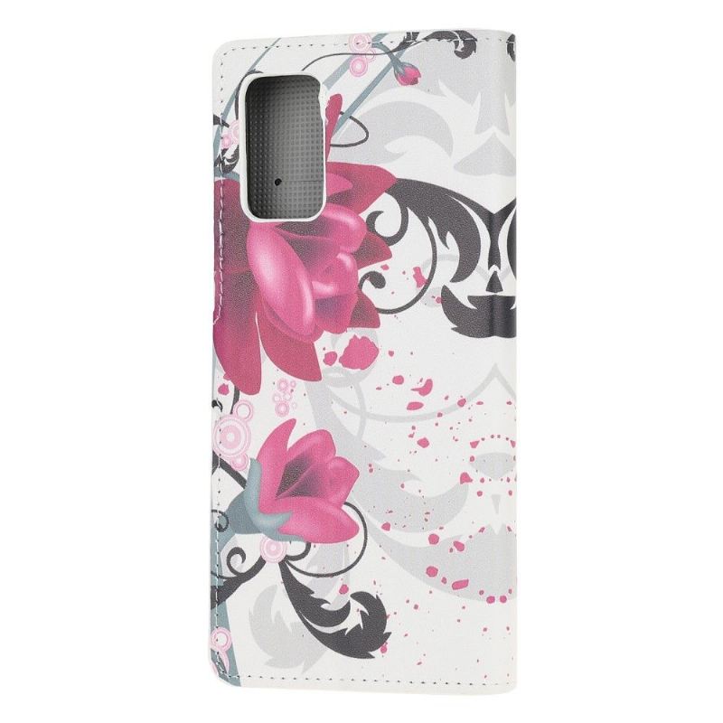 Flip Case Für Samsung Galaxy Note 20 Lotusblüte