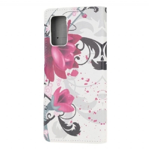 Flip Case Für Samsung Galaxy Note 20 Lotusblüte