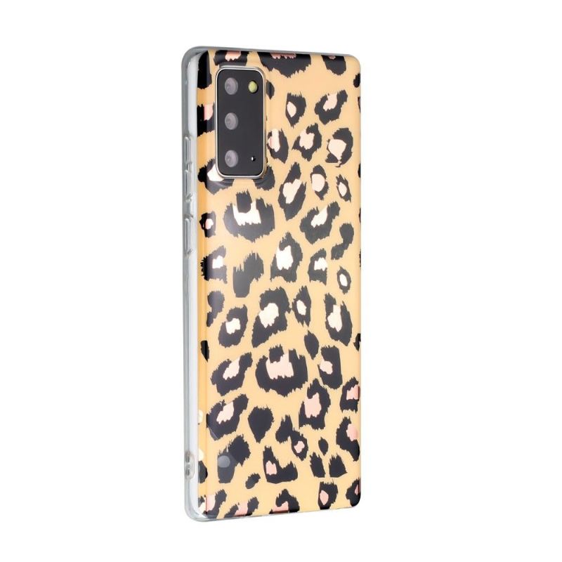 Hülle Für Samsung Galaxy Note 20 Flexibler Leopard