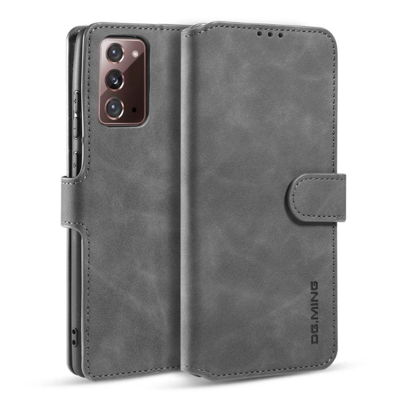 Lederhüllen Für Samsung Galaxy Note 20 Anti-Sturz Dg Ming Retro-stil