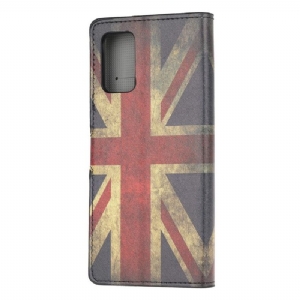 Lederhüllen Für Samsung Galaxy Note 20 Anti-Sturz Vintage Englische Flagge