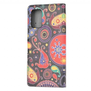 Lederhüllen Für Samsung Galaxy Note 20 Buntes Paisley