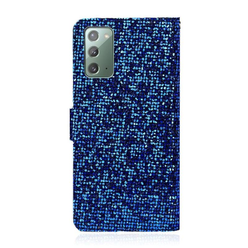 Lederhüllen Für Samsung Galaxy Note 20 Glitter-kartenhalter