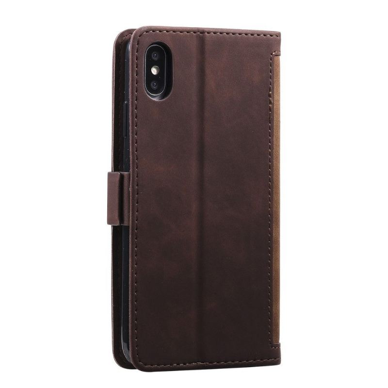 Flip Case Für iPhone X / XS Brieftasche Vintage Tasche