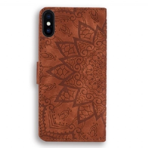 Flip Case Für iPhone X / XS Leïla Fleur Oriental