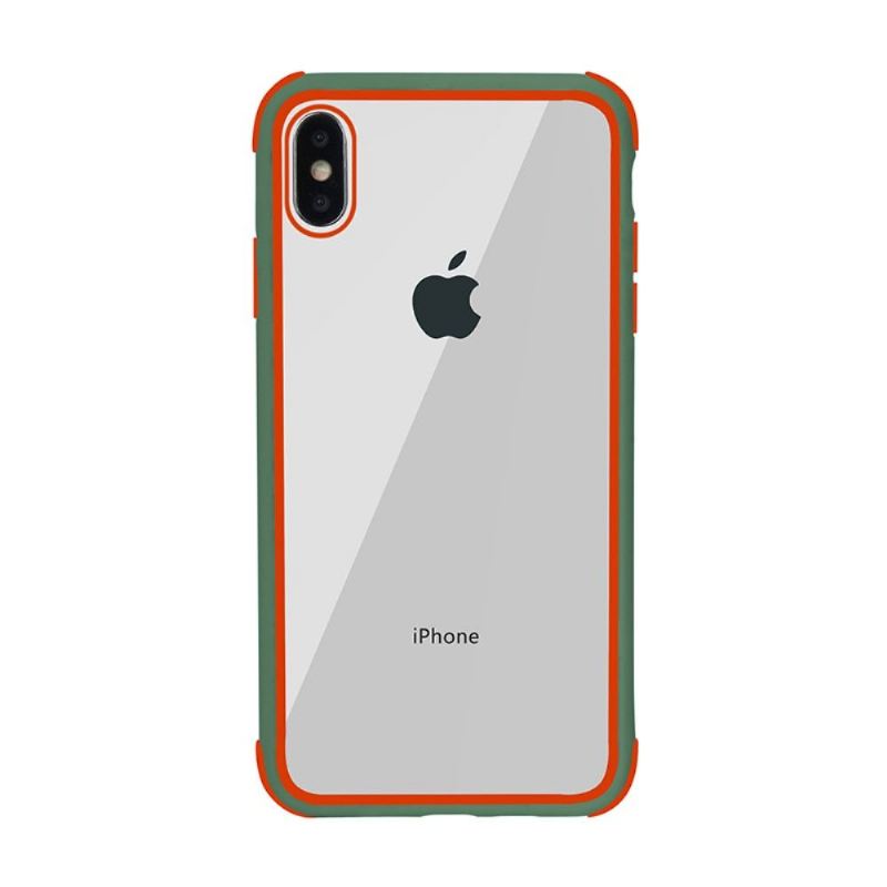 Handyhülle Für iPhone X / XS Transparente Kontur Gefärbt