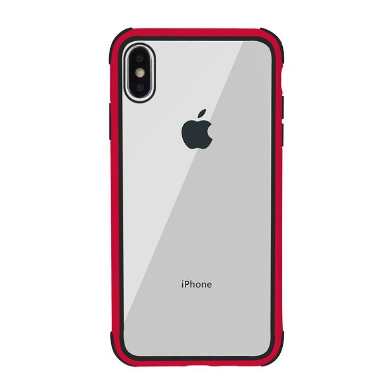 Handyhülle Für iPhone X / XS Transparente Kontur Gefärbt