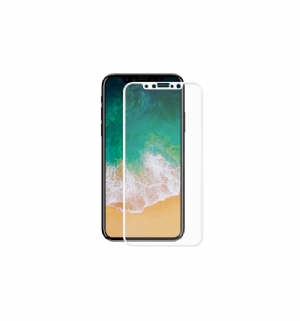 iPhone X / Xs Displayschutz Aus Gehärtetem Glas In Voller Größe - Weiß