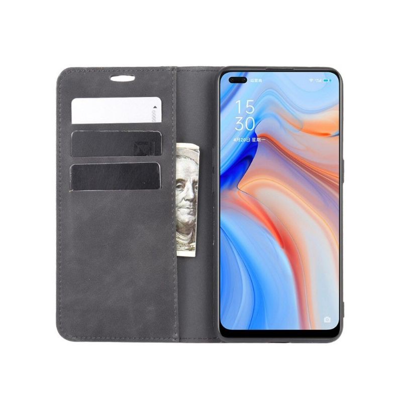 Flip Case Für Oppo Reno 4 5G Business-retro