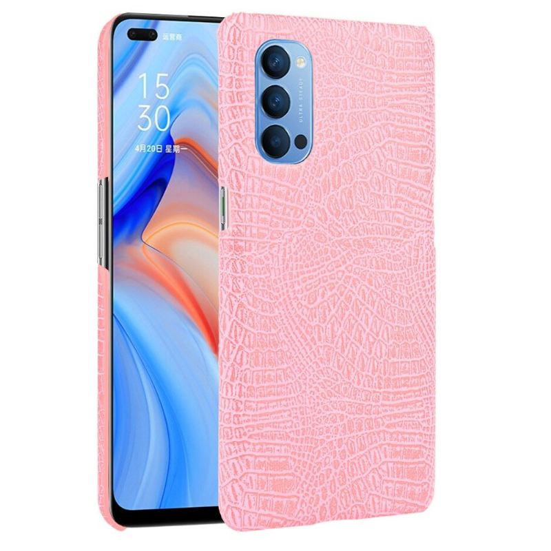 Hülle Für Oppo Reno 4 5G Croc Skin-effekt