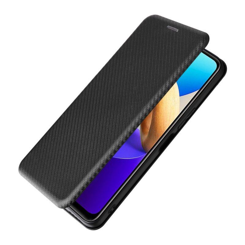 Schutzhülle Für Vivo Y22s Flip Case Kohlefaser