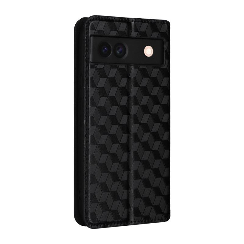 Flip Case Google Pixel 8a Handyhülle 3d-diamanten