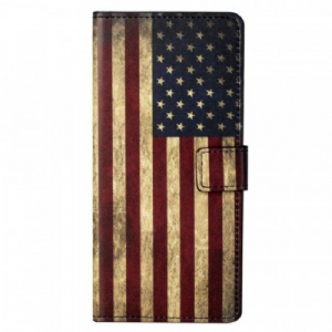 Flip Case Für OnePlus Nord CE 2 5G Amerikanische Flagge