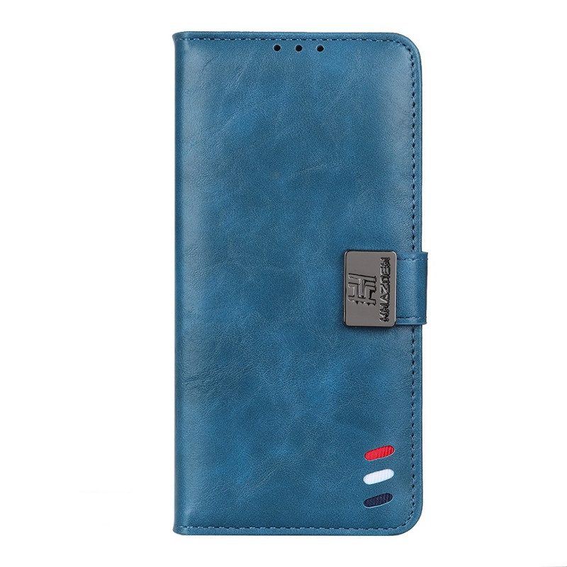 Flip Case Für OnePlus Nord CE 2 5G Dreifarbiges Kazneh