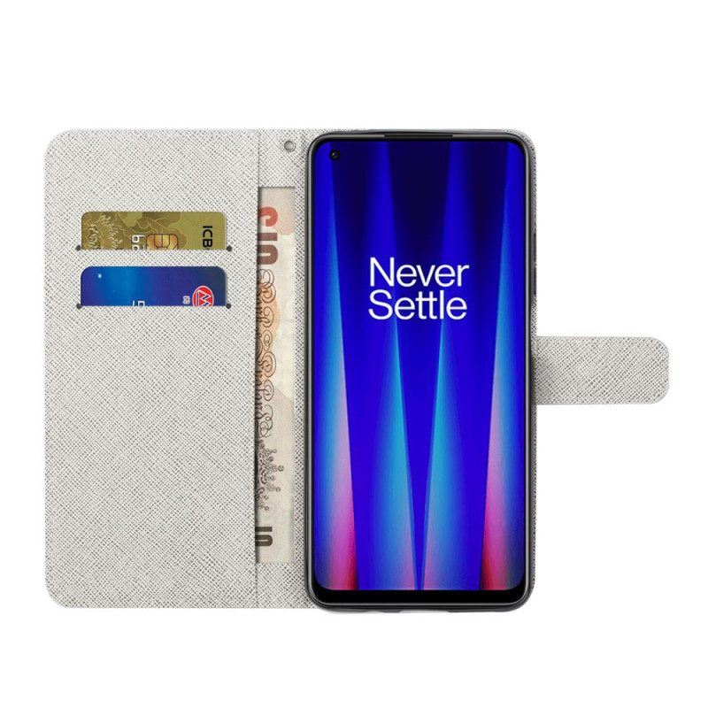 Flip Case Für OnePlus Nord CE 2 5G Libellen