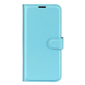 Flip Case Für OnePlus Nord CE 2 5G Litschi-kunstleder