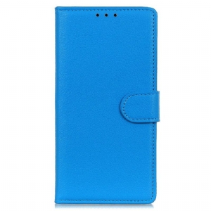 Flip Case Für OnePlus Nord CE 2 5G Litschi-textur