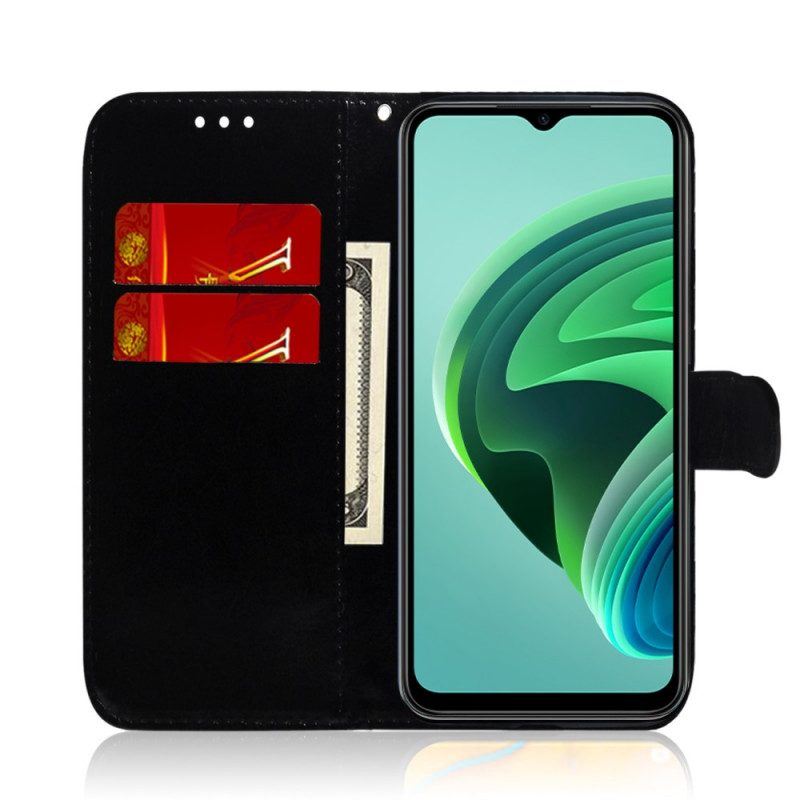 Flip Case Für OnePlus Nord CE 2 5G Mit Kordel Kunstlederarmband