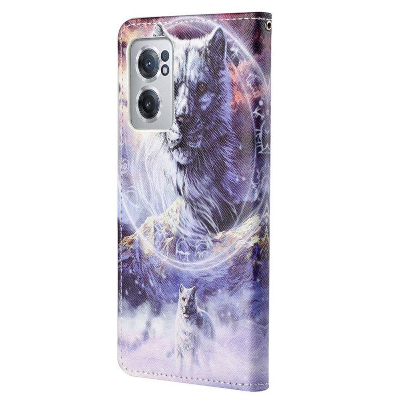 Flip Case Für OnePlus Nord CE 2 5G Tigergott