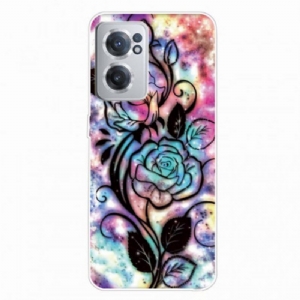 Handyhülle Für OnePlus Nord CE 2 5G Psychedelische Blumen