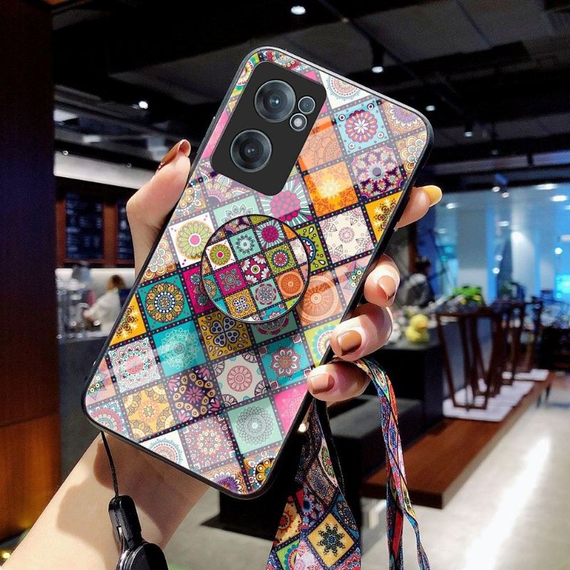 Handyhülle Für OnePlus Nord CE 2 5G Schutzhülle Mandala-kaleidoskop Mit Ständer