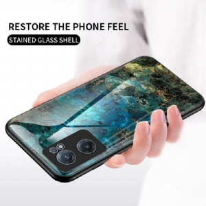 Handyhülle Für OnePlus Nord CE 2 5G Schutzhülle Ocean Marble Glasrückseite