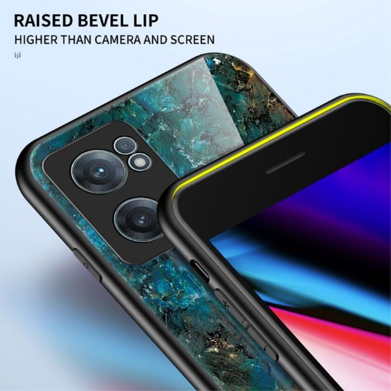 Handyhülle Für OnePlus Nord CE 2 5G Schutzhülle Ocean Marble Glasrückseite