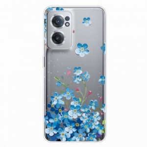 Hülle Für OnePlus Nord CE 2 5G Blaue Blumen