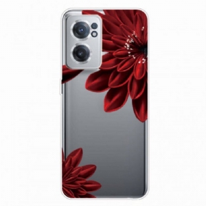 Hülle Für OnePlus Nord CE 2 5G Scharlachrote Blume