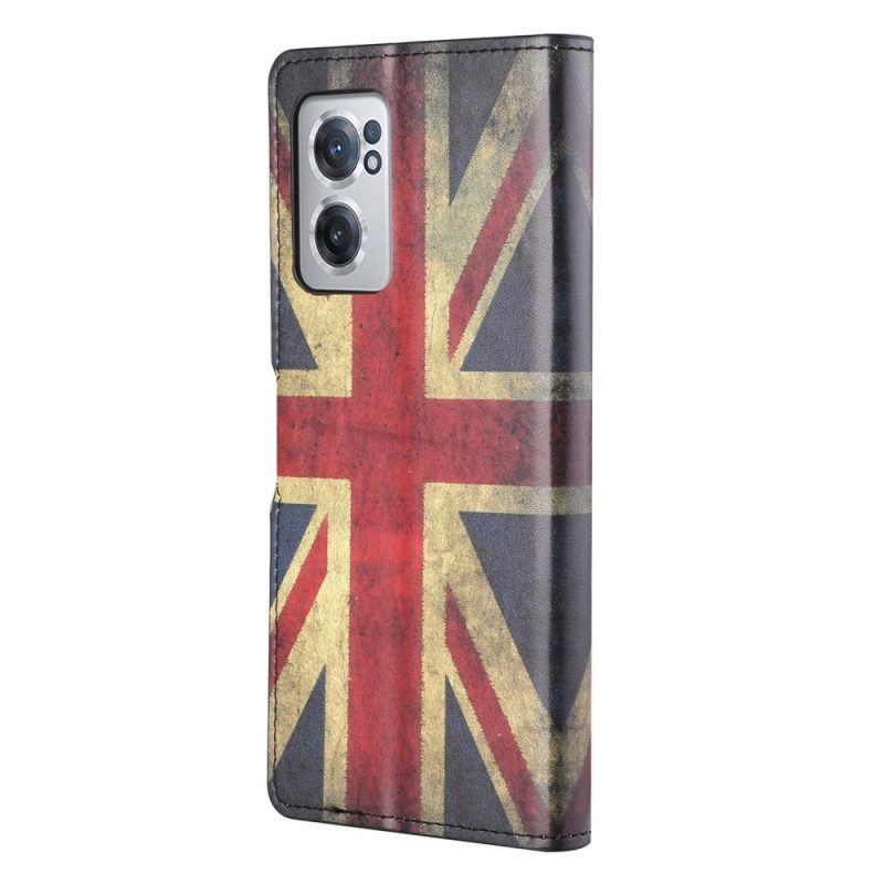 Lederhüllen Für OnePlus Nord CE 2 5G Britische Flagge