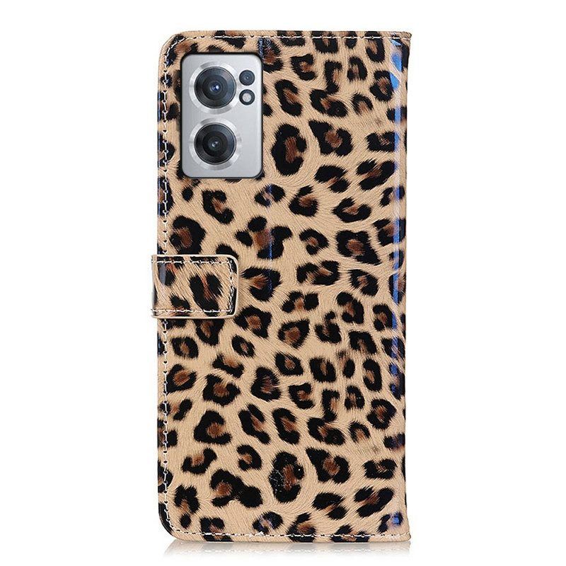 Lederhüllen Für OnePlus Nord CE 2 5G Kunstleder-leopard