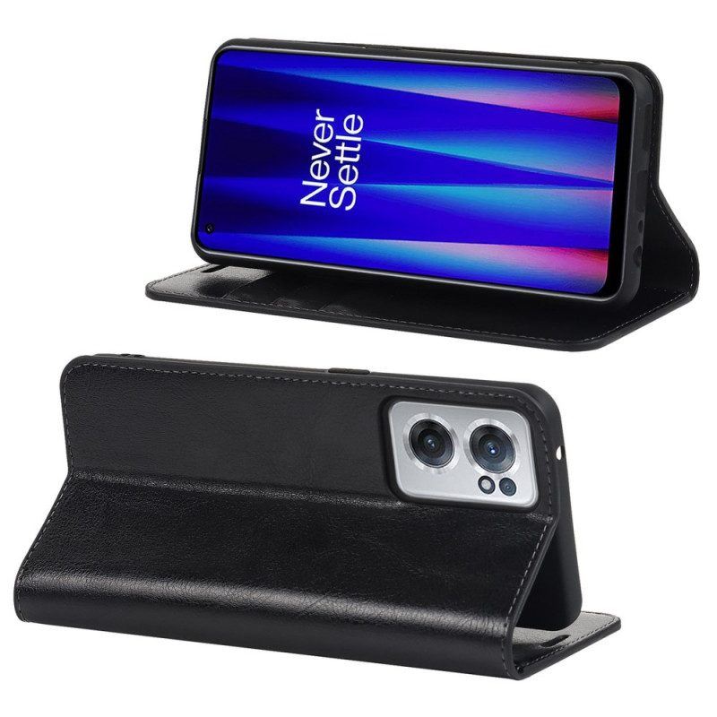 Schutzhülle Für OnePlus Nord CE 2 5G Flip Case Echtes Leder