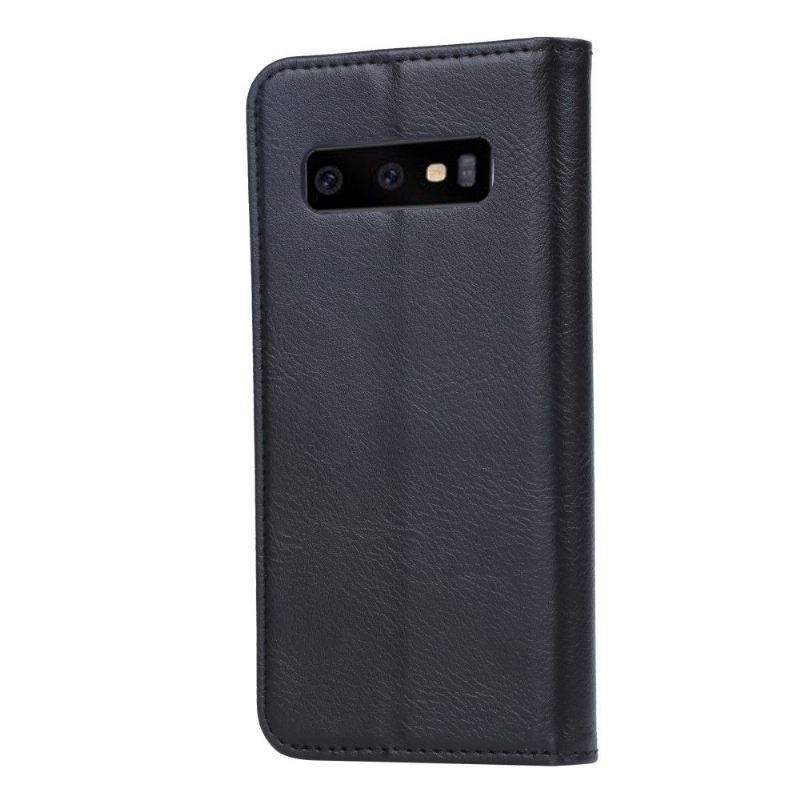 Case Für Samsung Galaxy S10e Anti-Sturz Standetui Aus Leder