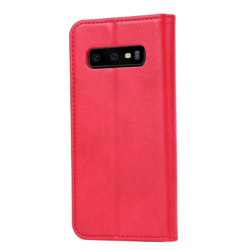 Case Für Samsung Galaxy S10e Anti-Sturz Standetui Aus Leder