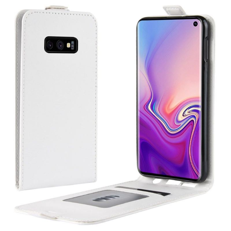 Case Für Samsung Galaxy S10e Flip Case Vertikales Kunstleder