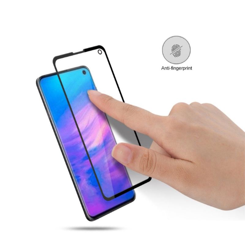 Samsung Galaxy S10E - Displayschutzfolie Aus Gehärtetem Glas In Voller Größe - Schwarz