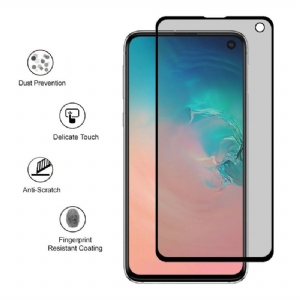 Samsung Galaxy S10E - Gehärtetes Glas Und Blickschutzfilter