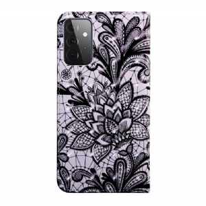 Flip Case Für Samsung Galaxy A52 5G / A52 4G / A52s 5G Blütenspitze