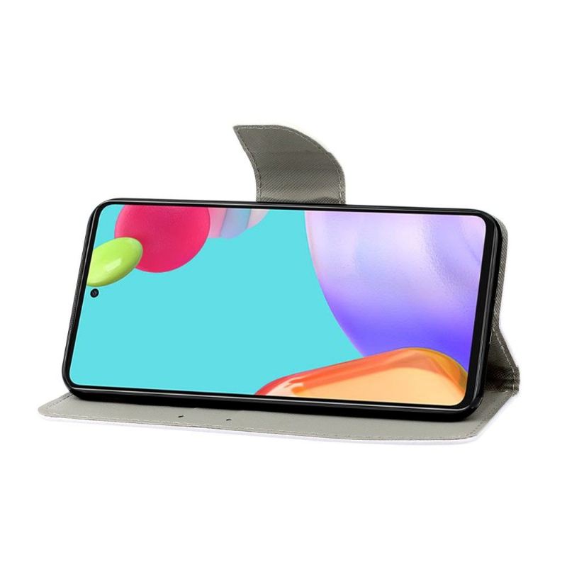 Flip Case Für Samsung Galaxy A52 5G / A52 4G / A52s 5G Chatinhalt